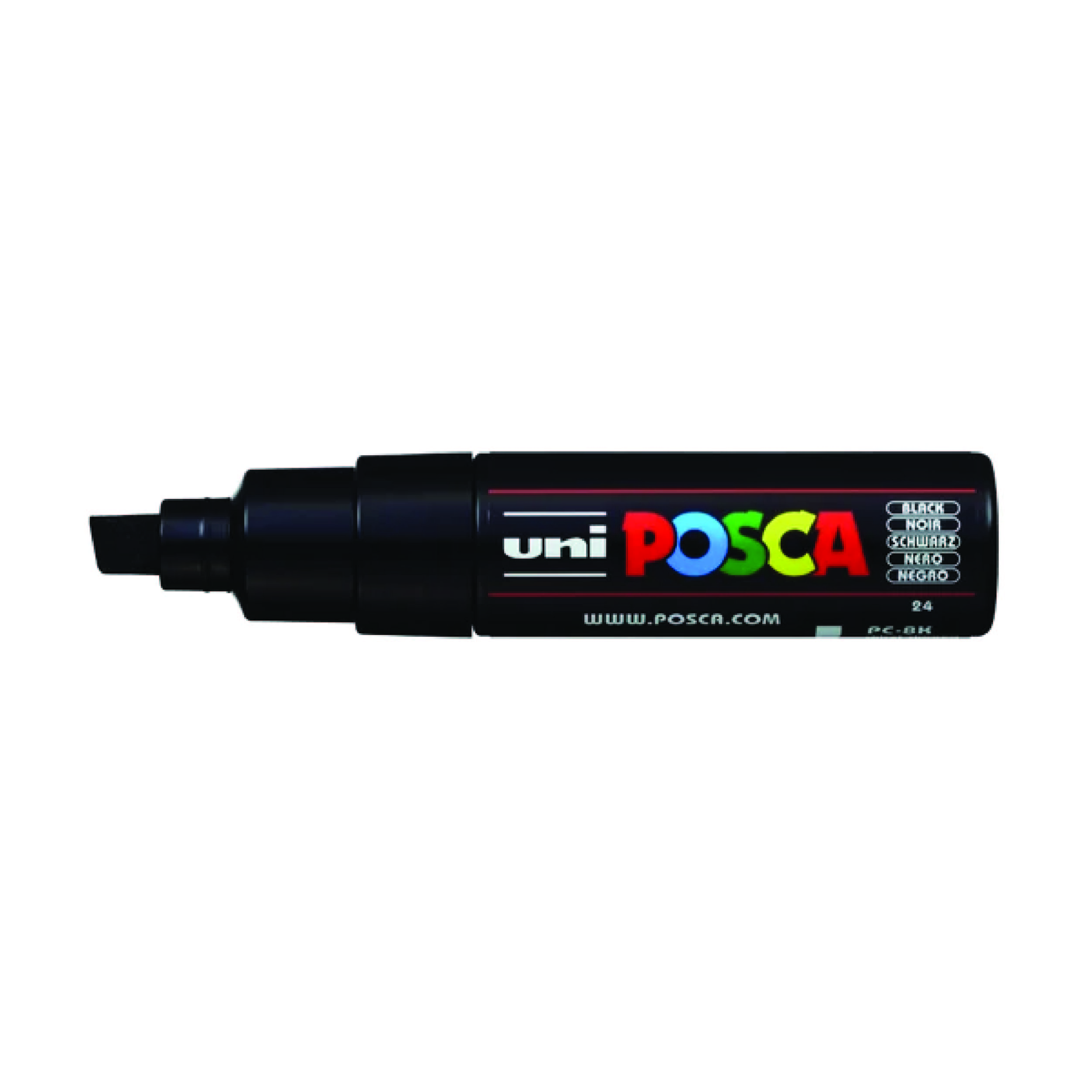 Marker Chisel Tip 8.0mm Black POSCA Uni